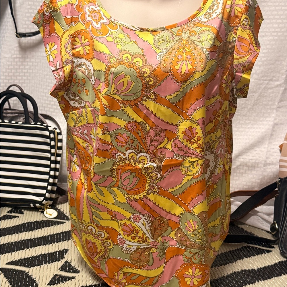Vibrant Paisley Women's Blouse